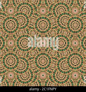 Modern Geometric Boho Seamless Pattern Stock Photo