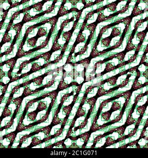 Sharp Geometric Seamless Pattern Stock Photo