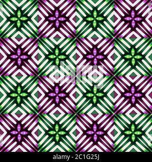 Modern Geometric Seamless Pattern Stock Photo