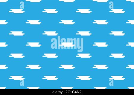 Seamless cloud pattern in an abstract style. Simple vector illustration for simple backgrounds, textures, textiles and packaging Stock Vector