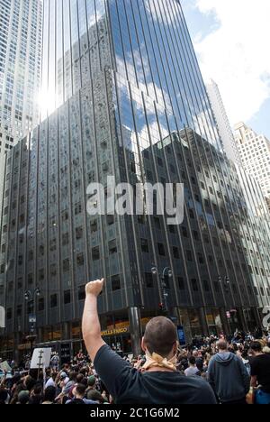 New York, New York, USA. 14th June, 2020. Black Lives Matter Protest focusing on LGBT persons of color. Credit: Billy Tompkins/ZUMA Wire/Alamy Live News Stock Photo