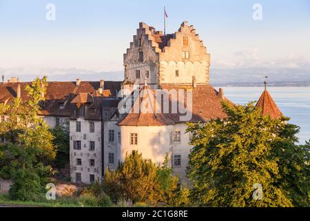 Castle Meersburg at Lake Constance in Germany Stock Photo