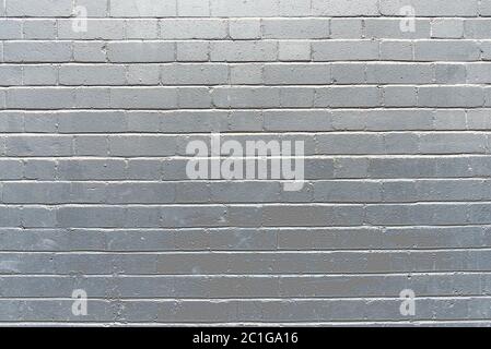 Background from a brick wall painted in silver Stock Photo