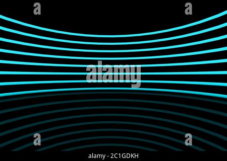 3d render, glowing vertical lines, neon lights, abstract psychedelic background Stock Photo