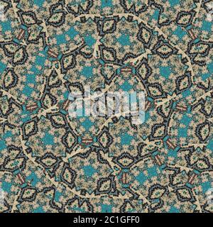 Fabric Ethnic Art Seamless Pattern Stock Photo