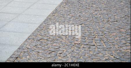 Paving slabs close up a background Stock Photo