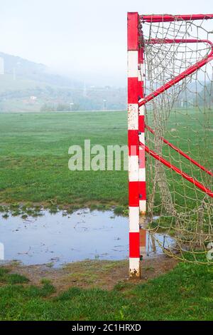 football soccer sport in the street Stock Photo