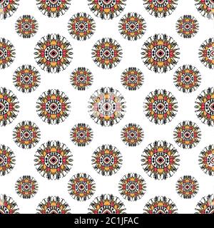 Tribal Seamless Pattern Stock Photo