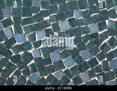 Glass mosaic tiles background Stock Photo