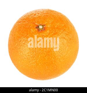 Fresh Mandarin Isolated Stock Photo