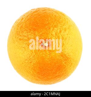 Fresh Mandarin Isolated Stock Photo