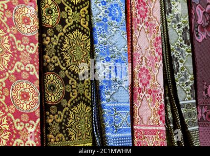 Traditional vietnamese textile Stock Photo