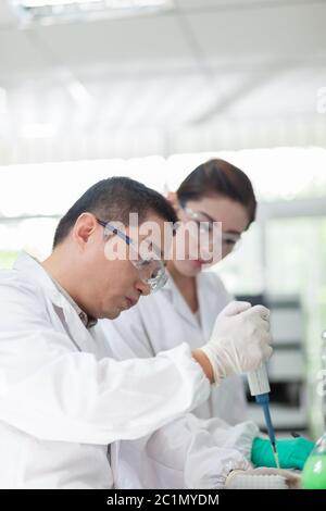 people working at laboratory Stock Photo - Alamy