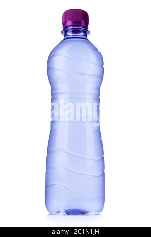 plastic bottle of water isolated on a white background Stock Photo