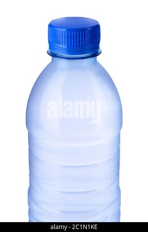 plastic bottle of water isolated on a white background Stock Photo