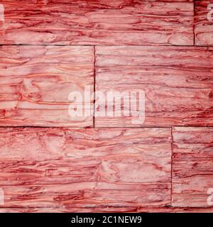 Wall from a white brick closeup Stock Photo