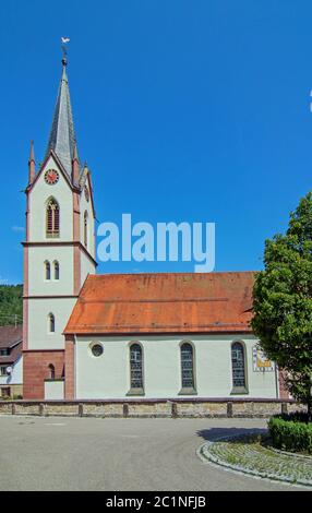 Church Sankt Gallus, Glatt, part of Sulz am Neckar, Black Forest Stock Photo
