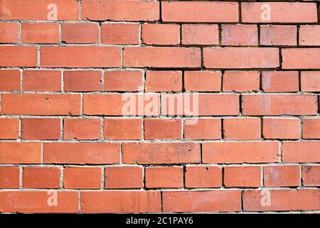 Background from a red clinker brick wall Stock Photo