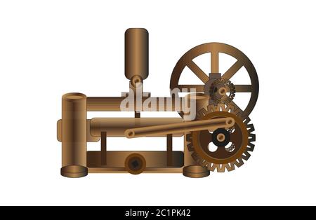 Water Pump vector drawing Stock Vector