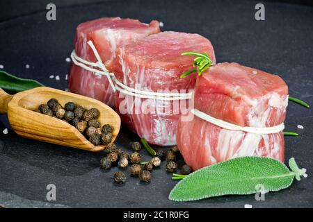 pork fillet Stock Photo