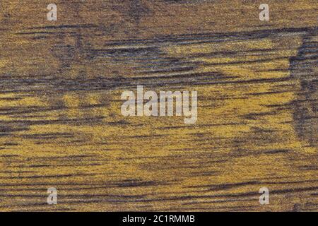 Textured plain wooden background, brown and yellow tones. Macro abstract weathered look, Western feel with room for text. Stock Photo