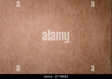 Textured background surface of leather upholstery furniture close-up. burlap brown color fabric structure Stock Photo