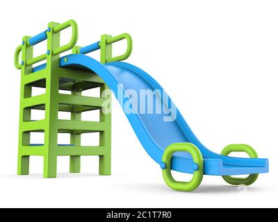 Children slide 3D Stock Photo