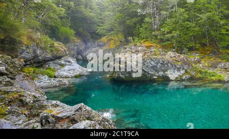 gorge on the stunning caples river in new zealand Stock Photo