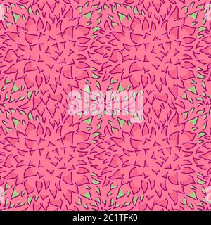 vector tropical food seamless pattern clip art Stock Vector
