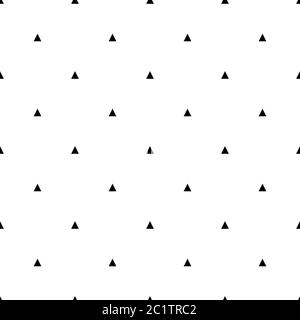 vector black white seamless pattern geometric art Stock Vector