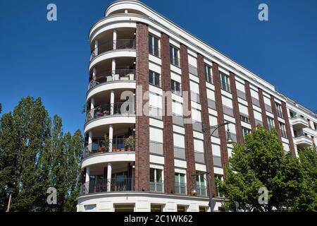 New luxury apartment house seen in Berlin, Germany Stock Photo