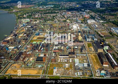 CHEMPARK Leverkusen Bayer AG Werk, 05.06.2020, Luftbild, Germany, North Rhine-Westphalia, Rhineland, Leverkusen Stock Photo