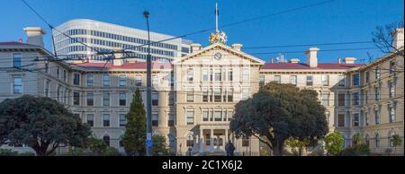 Old Government Buildings, Wellington, New Zealand Stock Photo