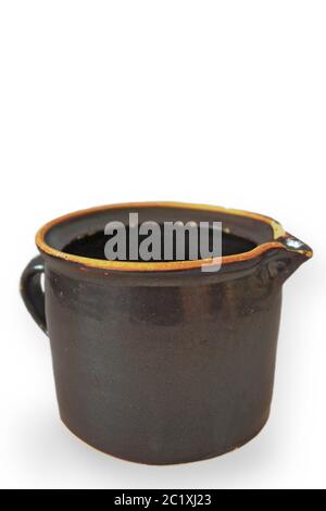 Old clay jug Stock Photo