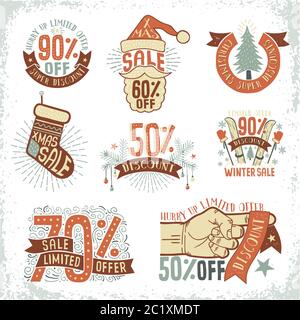 Christmas sale Stock Vector