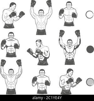 boxer Stock Vector