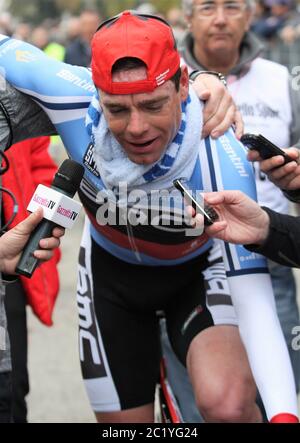 Cadel Evans of BMC Racing Teami  during the Tirreno Adriatico  2011, Stage 7 cycling race,San Benedetto (ITT) (9.3k Km) on March15, 2011 in San Benedetto, Italie - Photo Laurent Lairys / DPPI Stock Photo
