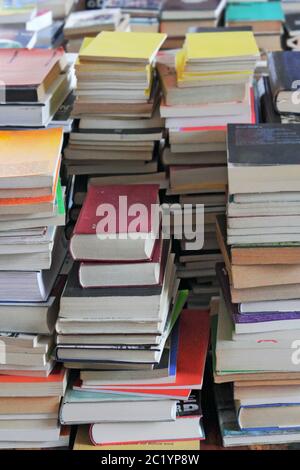 pile of books Stock Photo