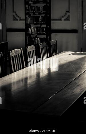 Interior Of Marti Library Which Is Housed In The Former City Hall ...