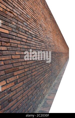 Endless Brick Pattern Brick drawing. Seamless background of brown brick wall - texture ...
