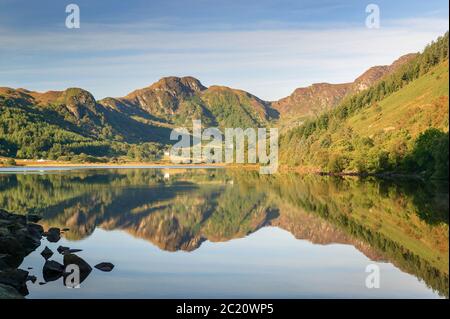 Llyn Crafnant Betws y coed Conwy Wales Stock Photo