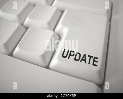 Keybord Button Update Stock Photo
