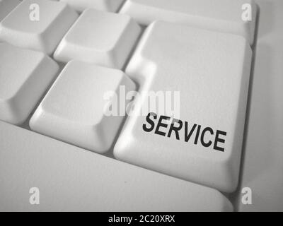 Keybord Button Service Stock Photo