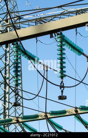 high voltage - isolator Stock Photo