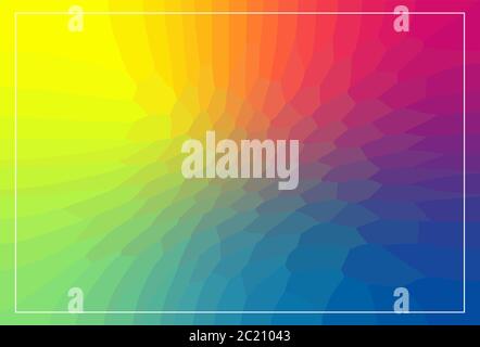 Colorful, irregular polygon background. Spectrum abstract background. Vector  illustration EPS Stock Vector