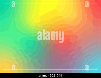 Colorful, irregular polygon background. Spectrum abstract background. Vector  illustration EPS Stock Vector