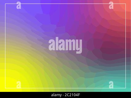Colorful, irregular polygon background. Spectrum abstract background. Vector  illustration EPS Stock Vector