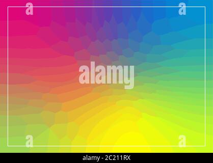 Colorful, irregular polygon background. Spectrum abstract background. Vector  illustration EPS Stock Vector