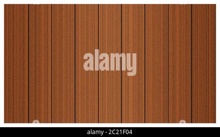 Realistic wood texture background, vector illustration Stock Vector
