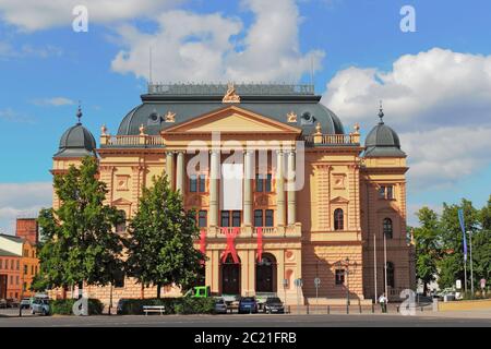 Mecklenburg State Theatre Schwerin Stock Photo